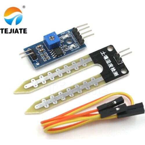 Smart Electronics Soil Moisture Hygrometer Detection Humidity Sensor Module Development Board DIY Robot Smart Car TEJIATE
