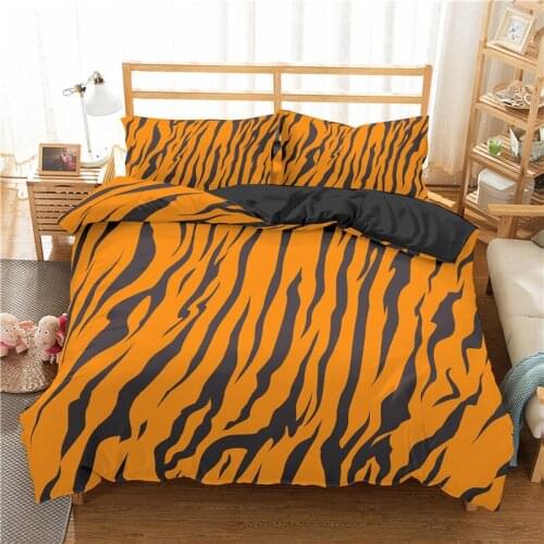 Stripe Camouflage Pattern Printed Duvet Cover Pillowcase Bedding Set Single Double Queen King Quilt Covers Sets Bedclothes