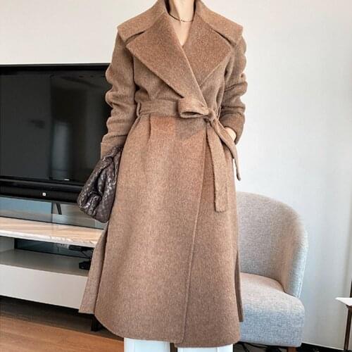 蒙跃 Womens Long Coats
