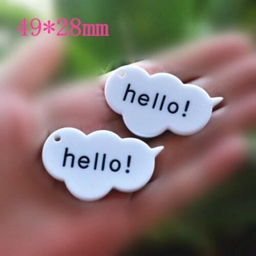 Jewelry Materials For DIY Phone Decoration 10pcs Lovely Resin Charms Necklace Pendant