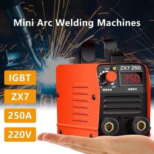 Zx7 Series DC Inverter ARC Welder 220V IGBT MMA Welding Machine 250 Amp for Home Beginner Lightweight Efficient