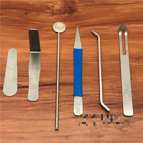 1 set Sax repair tool repair utensils flat leather cushion adjustment key cover adjustment needle spring single