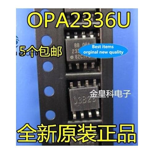 10PCS OPA2336UA OPA2336U 2336 u SOP-8 operational amplifier in stock 100% new and original