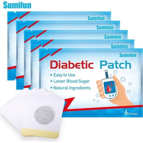 24Pcs/4bags Sumifun New Diabetic Navel Patch Treat Hyperglycemia Diabetes Balance Blood Sugar Herbal Plaster