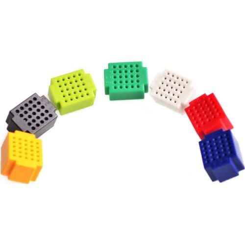 7PCS Mini 25 Tie-point Breadboard Solderless Prototype Test Board