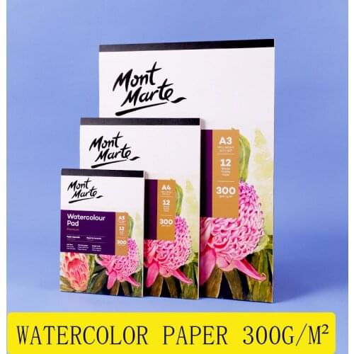 A3/A4/A5 Watercolor Sketchbook 180g/300g/m2 Water Color Drawing Paper Book Student Transfer Paper Papel Acuarela Art Supplies
