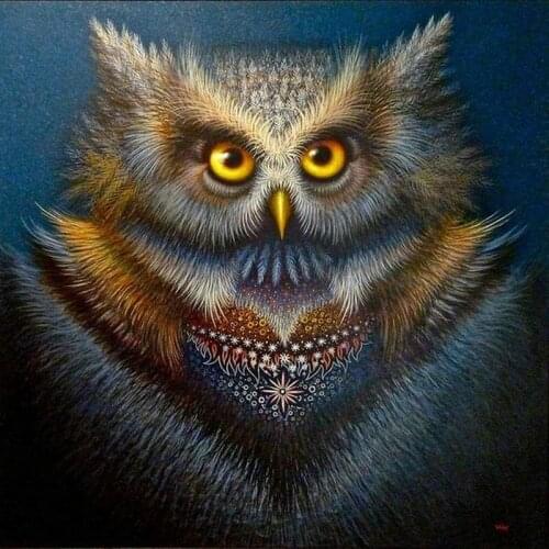 Diamond Painting Owl Home Decor Diamond Embroidery Cartoon Diamond Mosaic Full Square Art Crafts Childrens Gift