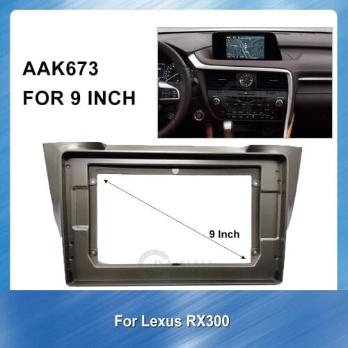 9 Inch 2Din Car Audio Frame For Lexus RX300 2003-2009 Panel Dashboard ABS plastic Installation