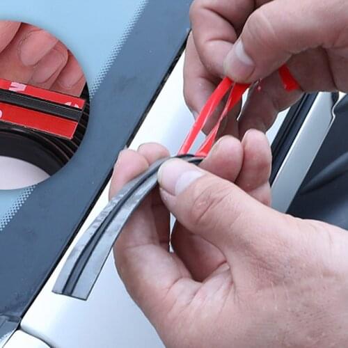 Car Rubber Seals Window Protector Windshield Sealing Strips 1M 14MM/19MM Noise Insulation Dustproof Seal Strips авто аксессуары