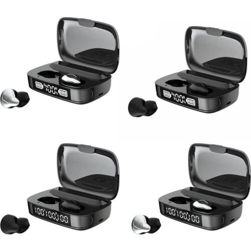 C10-1 and C10-2 9D Wireless Bluetooth Headset Mini Sport In-Ear Touch Bluetooth Headset Cinema-Level Sound Extra Long Standby