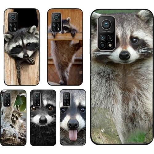 Raccoon Red Panda Fox Phone Case For Xiaomi Mi 10T Pro 11 Lite Ultra Mi A3 Note 10 POCO X3 M3 Pro F1 F2 F3 Cover