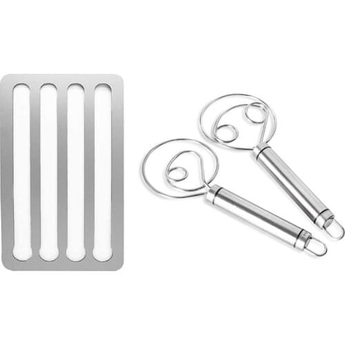 HOT Coffee Capsule Holder For Nespresso Pods,Can Storage 40Pcs With 2 Pack Premium Stainless Steel Dutch Whisk