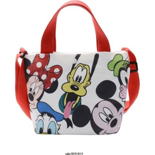 Disney princess ladies Mickey Mouse handbag ladies messenger bag shoulder bag pu shoulder bag cartoon shopping bag