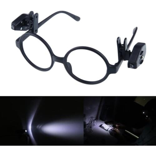 1/2pcs Flexible Book Reading Lights Night Light for Eyeglass and Tools Mini LED Eyeglass Clip on Universal Portable Fishing Lamp