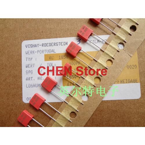 20PCS/50PCS ERO KC1850 Series 6800pF/63V P5MM Metal foil polycarbonate film capacitor 0.0068UF 682 63V 6N8 6800p 682/63v