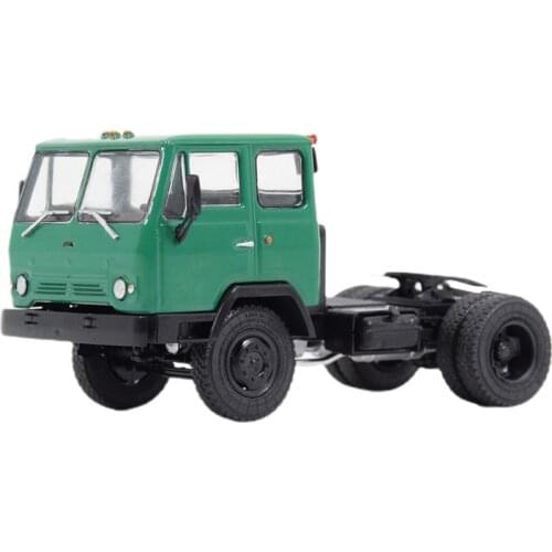 Diecast 1:43 Scale Soviet Union KAZ-608V Semi-trailer Tractor Engineering Vehicle Alloy Car Model Decoration Gift Hot Toys
