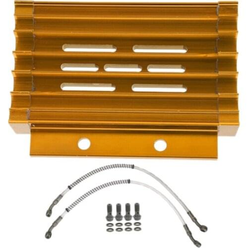 Motorcycle Oil Cooler Oil Radiator Kit Aluminum Alloy for 50CC 70CC 110CC 150CC 250CC Motorcycle ATV PIT BIKES