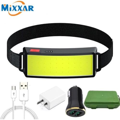 Z3 2021 Year New Style Headlamp Portable Mini COB LED Headlight With Built-in Battery Flashlight USB Rechargeable Headlamp torch
