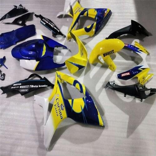 New ABS bodywork Fairings Kit set Fit For SUZUKI GSX-R600 GSX-R750 06 07 600 750 K6 GSXR 600 750 2006 2007 blue Corona