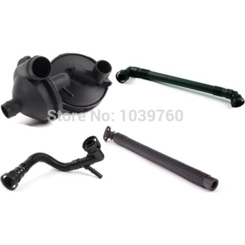 PCV Crankcase Vent Valve+Oil Separator Valve Breather Hose Kit For BMW E36 E46 E39 E60 X5 X3Z4 325i 330i 325Xi 330Xi 11617501566