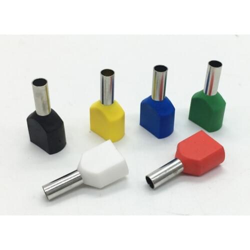 1000pcs/Lot 20 AWG 0.75mm2 Pre-Insulated Terminals Wire Ferrules End Sleeve TE7508