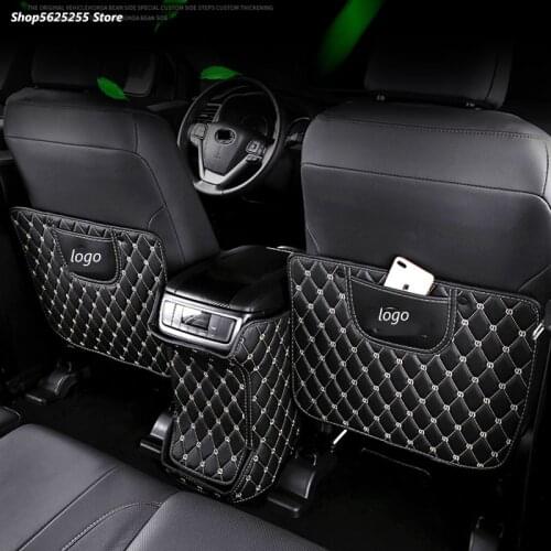 Car Seat Anti-Kick Pad for Toyota Highlander 2020 2017 2019 Accessories Rear Seats Protection Cover Interior Trim Modification