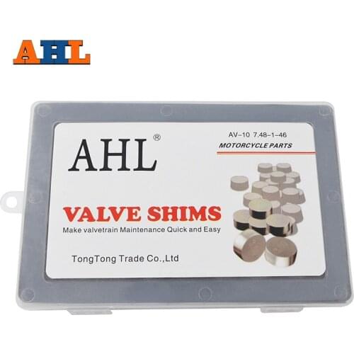 AHL Adjustable Valve Shim 7.48mm Complete Kits For Honda VFR800A ST1300 RVF750R GL1800 CBR600F CRF250R CRF150R CBR954RR CB400
