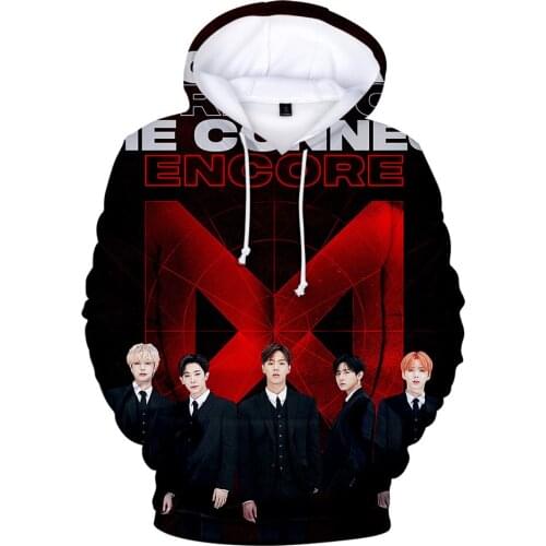 Trendy Peculiar Monsta X 3D Hoodies Sweatshirts Men/Women Young People Long Sleeve Hoodie Fashion Casual Sweatshirt Pullovers