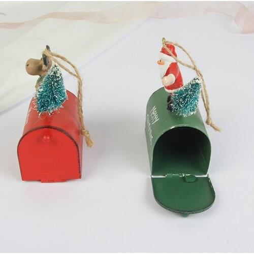 Christmas Decorative Pendant Elderly Elk Snowman Bear Christmas supplies mailbox