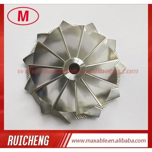 TD05H 54.06/71.40mm 11+0 blades high performance turbocharger billet/milling/aluminum 2618 compressor wheel