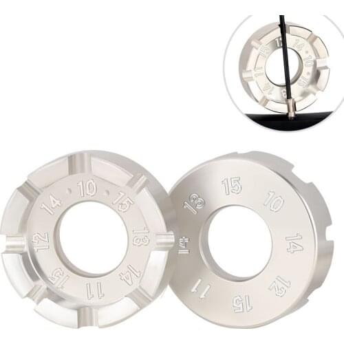 Bicycle Spoke Wrench 20CR Steel 8-port Wire Wrench Ring Repair Correction Knitting Tools Bike Wheel Rim Adjuster Spanner