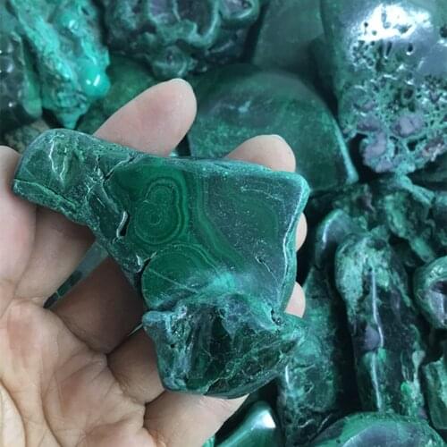 120g Natural Rough Malachite Mineral Specimen Green Gemstone for sale