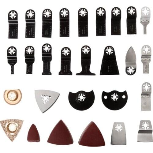 100 pcs Oscillating Multi Tool Saw Blades Accessories kit For FEIN BOSCH MAKITA