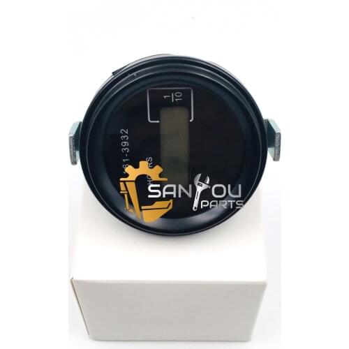 161-3932 1613932 Adjustable E320C Hour Timer Meter With Remoto for Excavator Timer Meter Spare Parts