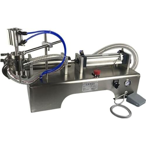 250-2500ml Horizontal single-head pneumatic liquid filling machine Automatic quantitative filling machine