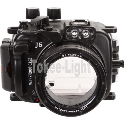 40 meters Underwater Waterproof Housing Diving Camera Case Bag for NIKON J5 10mm Or 10-30mm Lens