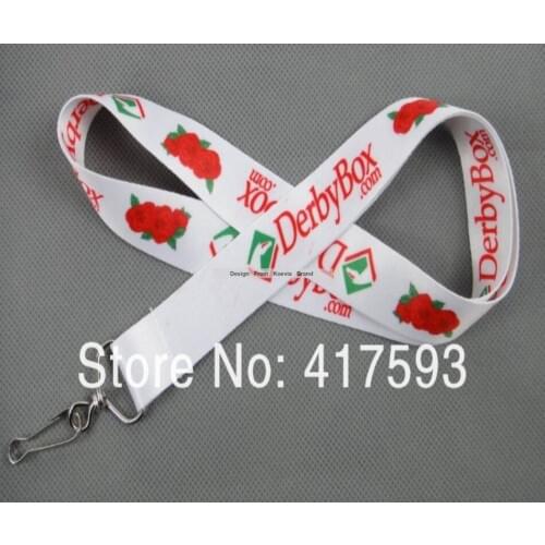 Free shipping 25MM printed logo cheap business exhibition meeting grey lanyard neck strap charity church meeting strap Wholesale