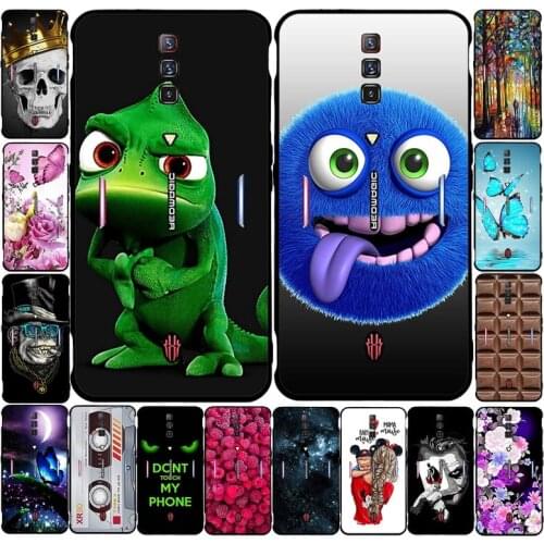 For ZTE nubia Red Magic 6 Pro Case Phone Cover Soft Silicone Case for ZTE nubia Red Magic 6 Case TPU Bumper Coque Fundas