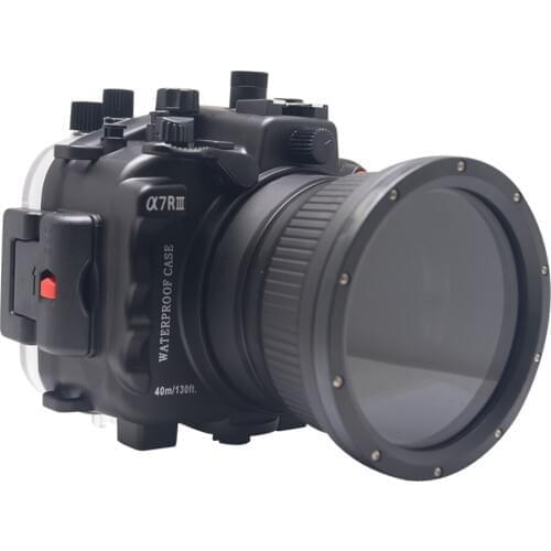 Mcoplus WP-A7RIII 40m/130ft Underwater Camera Housing Case For Sony A7RIII Camera 20-70mm Lens