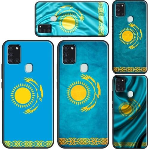 Kazakhstan Flag Case For Samsung A21S A20e A11 A31 A41 A51 A71 A10 A20 A30 A40 A50 A70 A12 A32 A42 A52 A72