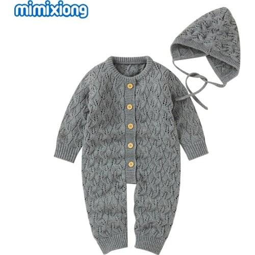 Baby Rompers Autumn Winter Warm Newborn Bebes Jumpsuits Clothes One Piece Infant Kids Overalls Long Sleeve Toddler Outfits 0-18M