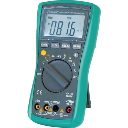 HOT Pro 'skit MT-1217 Safety Standard Professional Ohm Test Meter DC AC Voltage Current Resistance Analog Multimeter