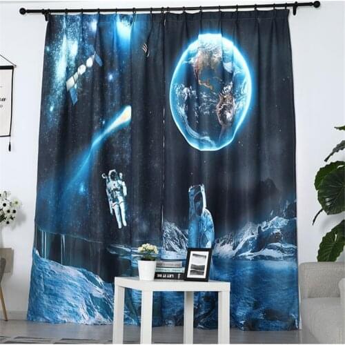 Customized curtains childrens room kid boy bedroom blackout curtains sky curtains