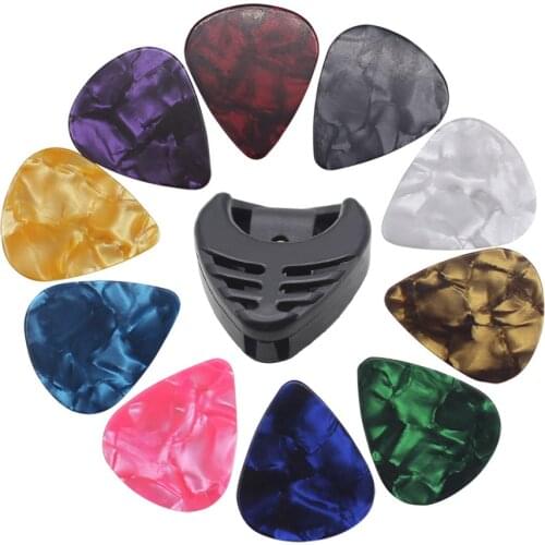 Guitar Picks Instruments Guitar Universal Pick Holder Bass Ukulele Acoustic Set for Music Lovers Playing Accessories
