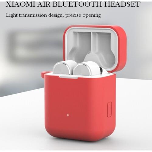 2019 Silicone Protective Case Cover Skin Wireless Headset EarPhone Shockproof for Xiaomi AirDots Mi Air Charging Box Bluetooth