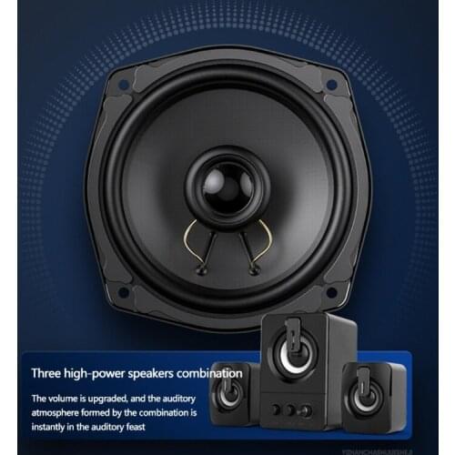 Home Theater System Speaker PC Bass Subwoofer Bluetooth Computer Speaker Music Box Desktop Laptop 3.5mm AUX