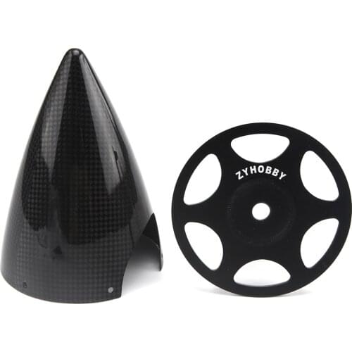 Carbon Fiber Spinner For 2 Blades porp Fixed Wing Gas RC Airplane 4