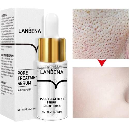 Pore Shrinking Serum Essence Pores Treatment Relieve Dryness Oil-Control Firming Moisturizing Repairing Smooth Skin Care