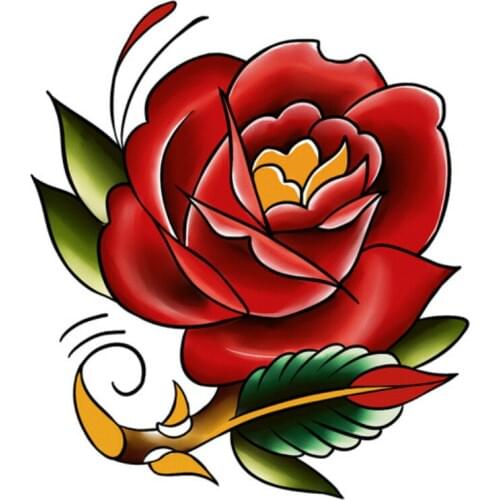 Varity Unique Designs Flowers Disposable Body Tattoo Batterfly Waterproof Temporary Tattoo Stickers Onetime Tatuajes M-B