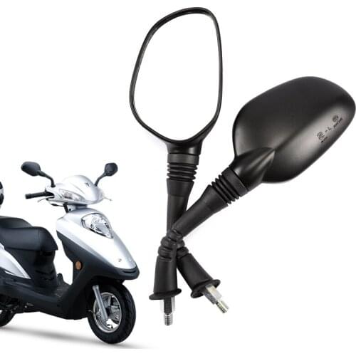 10mm Universal Motorcycle Rearview Mirrors,For SUZUKI Haojue HJ125T-10-10A-10C-10F-10H，Scooter View Mirrors Back